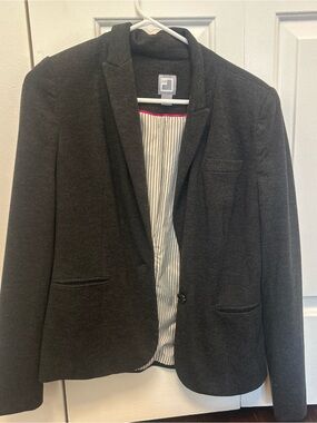 jcpenney Dark Charcoal Men's Blazer with Striped Lining